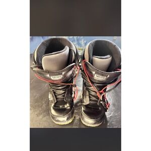 Vans Emigre Snowboard Boots Mens Size 7 Black Red Good Skate Style 52176-76